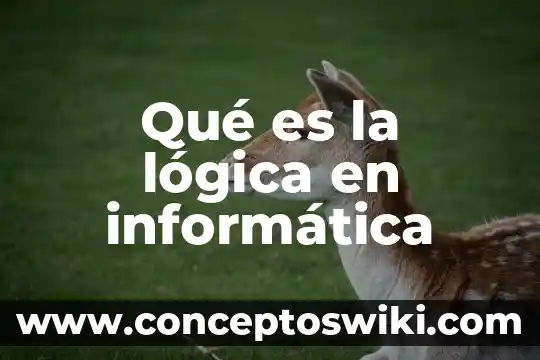 En lógica que es marcador 5 Qué es la lógica en informática