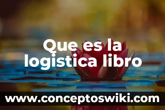 Que es el codificacion en un libro mayor 7 Que es la logistica libro