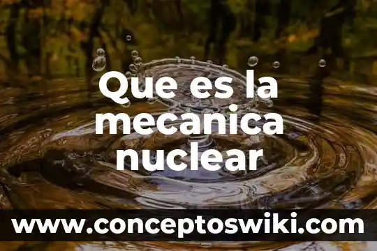 Que es el nombre de la sucursal o unidad csd 4 Que es la mecanica nuclear