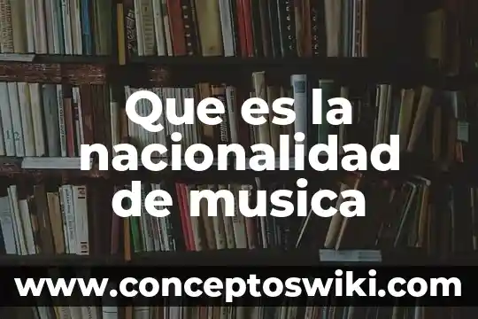 Que es flop en musica 3 Que es la nacionalidad de musica