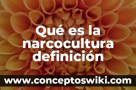 Qué es etimología grecolatina definición 3 Qué es la narcocultura definición