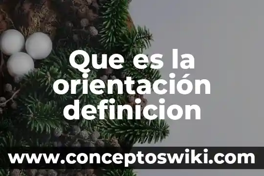Qué es etimología grecolatina definición 4 Que es la orientación definicion