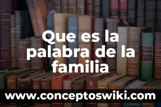 Que es el significado de la palabra machismo 5 Que es la palabra de la familia