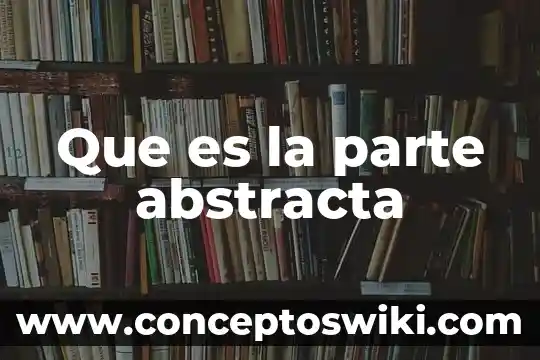 Que es un ares griego 4 Que es la parte abstracta