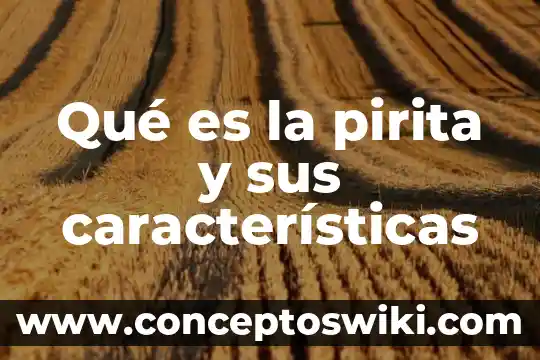 Que es un incremento caracteristicas calculo 4 Qué es la pirita y sus características