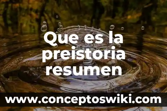 Que es comecon resumen 6 Que es la preistoria resumen