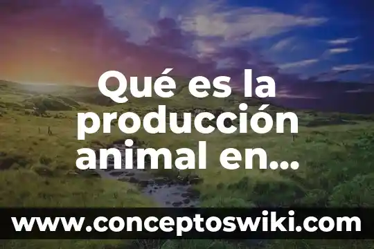 Qué es staff técnico y de producción en la televisión 7 Qué es la producción animal en Venezuela