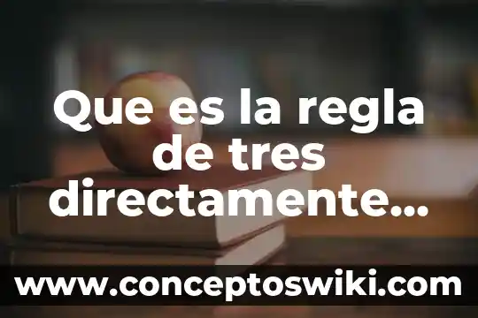 Qué es la ley como representación proporcional 7 Que es la regla de tres directamente proporcional