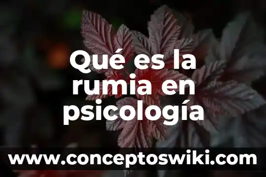 Qué es la tanatología psicología 3 Qué es la rumia en psicología