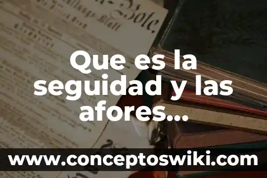 Nexos definicion que es significado concepto 5 Que es la seguidad y las afores concepto
