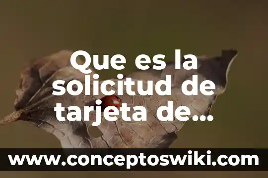 Alias que es en una tarjeta 6 Que es la solicitud de tarjeta de credito