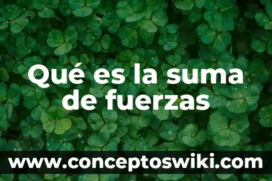 Que es un momento y par de fuerzas 3 Qué es la suma de fuerzas