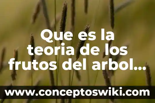 Que es un arbol genealogico como se construye y ejemplo 3 Que es la teoria de los frutos del arbol envenenado