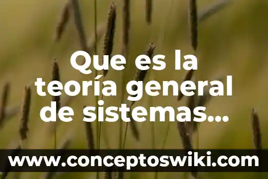 Que es una señal parabolica sistemas de control 6 Que es la teoría general de sistemas definicion