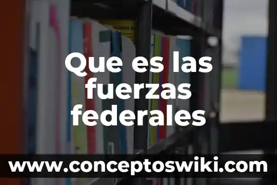 Qué es la suma de fuerzas 6 Que es las fuerzas federales