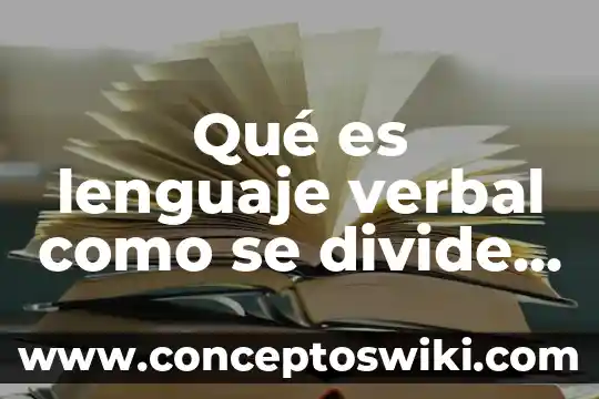 Que es el tiempo verbal en modo subjuntivo 8 Qué es lenguaje verbal como se divide y características