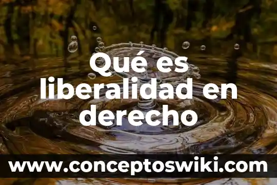 Qué es un seudónimo en derecho 7 Qué es liberalidad en derecho