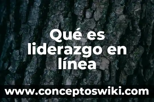 Que es una linea de tiempo y ejemplos 8 Qué es liderazgo en línea