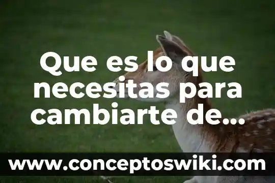 Que es la responsabilidad en casa 5 Que es lo que necesitas para cambiarte de casa
