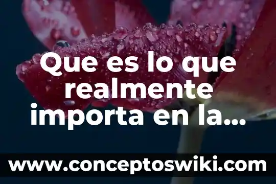 Proyectos mutuamente excluyentes que es 5 Que es lo que realmente importa en la enseñanza educativa
