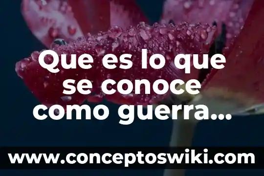 Que es el sector externo como se conoce 3 Que es lo que se conoce como guerra mediatica