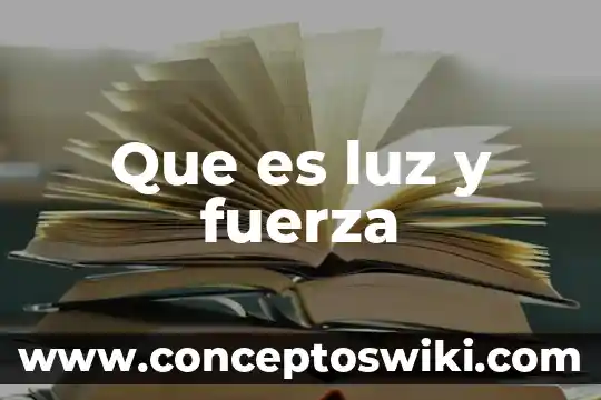 Qué es un diagrama de control y fuerza 3 Que es luz y fuerza