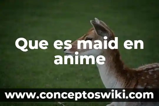 Que es un harem en el anime 3 Que es maid en anime