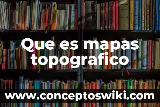 Que es organización mapas mentales 8 Que es mapas topografico