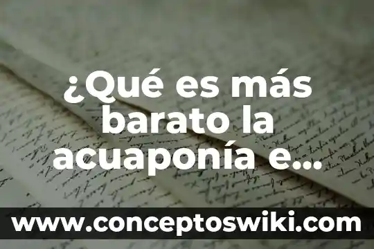 Que es mas pequeño amper miliamper o microamper 3 ¿Qué es más barato la acuaponía e hidroponía?