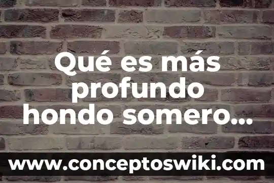 ¿Qué es más barato la acuaponía e hidroponía? 3 Qué es más profundo hondo somero y abismal