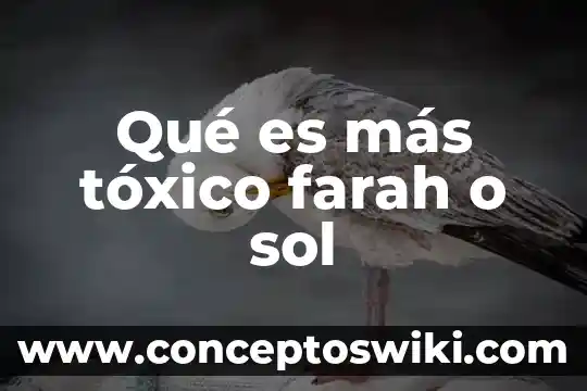 Que es un software cortafuego 6 Qué es más tóxico farah o sol