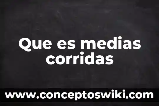 Que es el organo de apelacion 7 Que es medias corridas