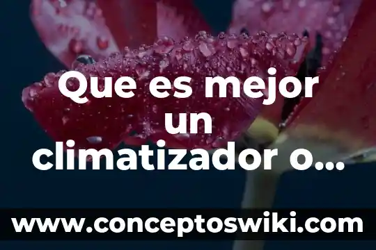 Qué es un sistema de aire acondicionado y refrigeración 8 Que es mejor un climatizador o un aire acondicionado