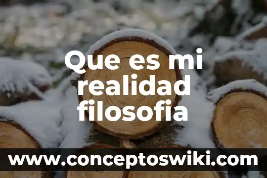 Qué es la realidad en la ciencia 6 Que es mi realidad filosofia