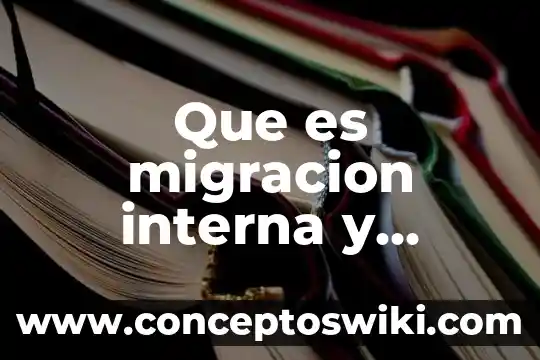 Que es consulta externa en salud 6 Que es migracion interna y externa yahoo