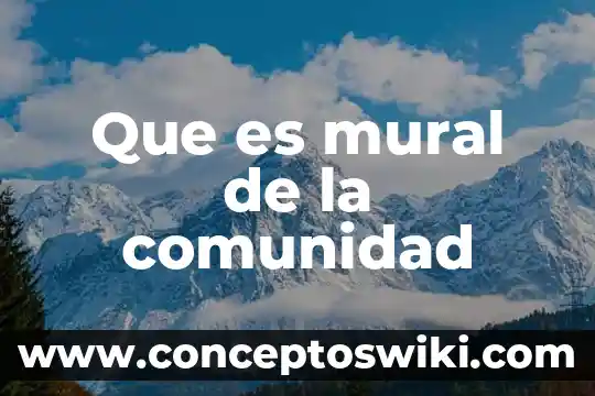 Que es el sigilo dentro de una comunidad de matrimonios 3 Que es mural de la comunidad