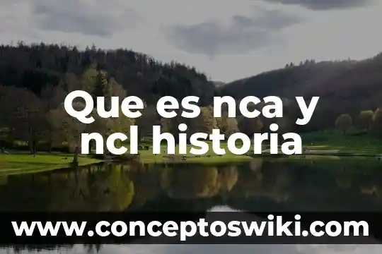 Que es la electricidad historia 3 Que es nca y ncl historia