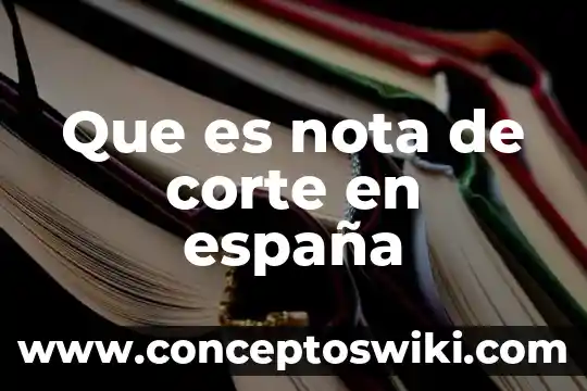 Qué es plotter de corte ventajas y desventajas 3 Que es nota de corte en españa
