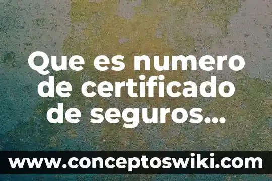 Qué es el número de IDN 4 Que es numero de certificado de seguros monterrey