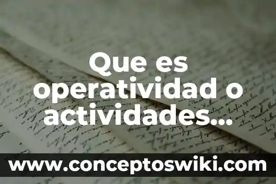Qué es suspender actividades del SAT 6 Que es operatividad o actividades funcionales
