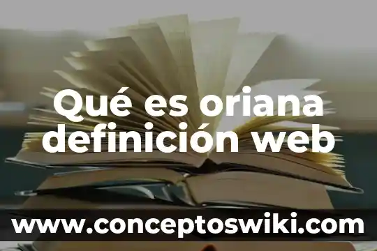 Qué es un nombre de dominio en la web 3 Qué es oriana definición web