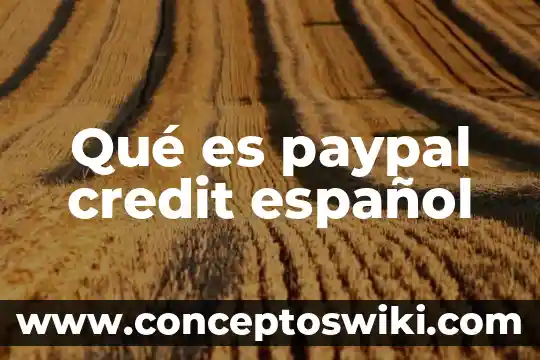 Que es paypal ejemplos 6 Qué es paypal credit español