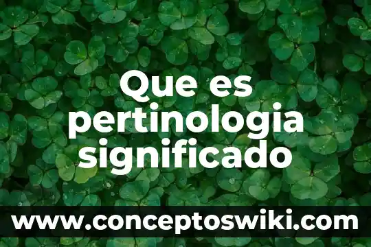 Que es precolombino significado 7 Que es pertinologia significado