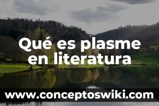 Que es test en literatura 4 Qué es plasme en literatura