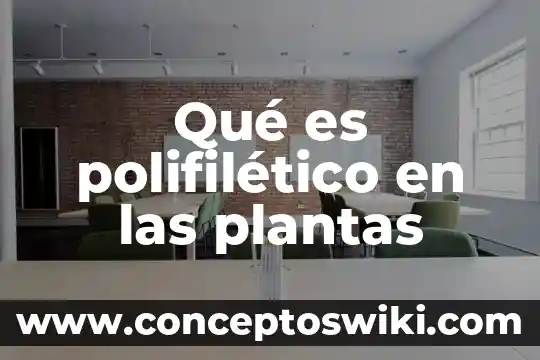 Que es fruto de las plantas 5 Qué es polifilético en las plantas