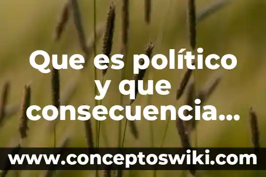 Qué es causa y que es consecuencia 6 Que es político y que consecuencia revolucionaria en 1929
