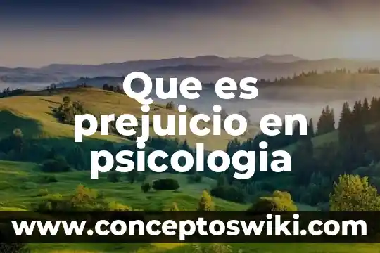 Qué es el TLP en psicología 7 Que es prejuicio en psicologia