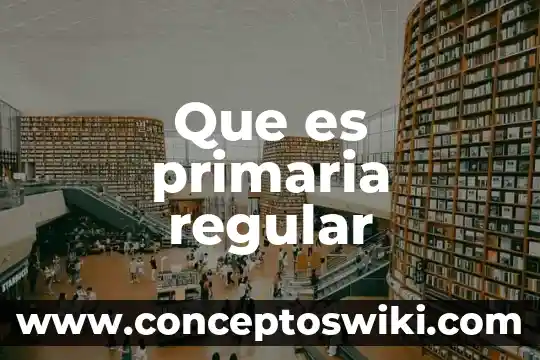 Que es el triangulo para primaria 6 Que es primaria regular