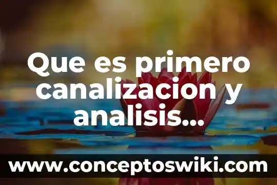 Que es un analisis ejemplo tesis 7 Que es primero canalizacion y analisis especial