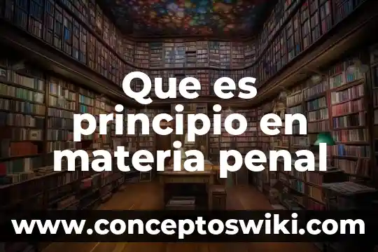 Que es maliabilidad de fisica 7 Que es principio en materia penal
